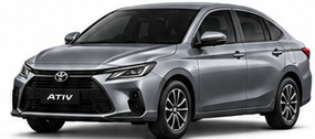 Illustrative Toyota Ativ; exact specification to be confirmed